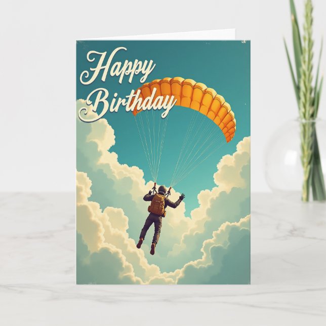 Birthday Sky Adventurer Card (Front)