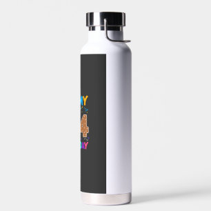 Birthday Sloth 4 years old 4th Birthday Sloth Love Water Bottle