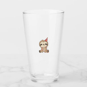 Birthday Sloth For Kids A Birthday Sloth T-Shirt Glass