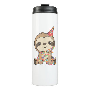 Birthday Sloth For Kids A Birthday Sloth T-Shirt Thermal Tumbler