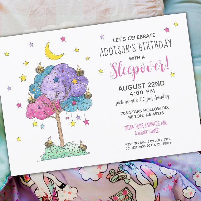 Birthday Slumber Party Invitation (Creator Uploaded)