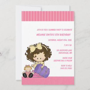Birthday & Slumber Party Invitations