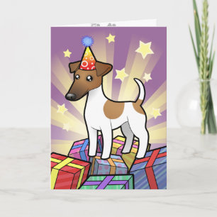 Birthday Smooth Fox Terrier Card