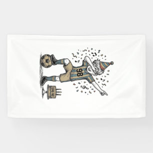 Birthday Soccer Boy Dab Vintage Engraving Shirt_1 Banner