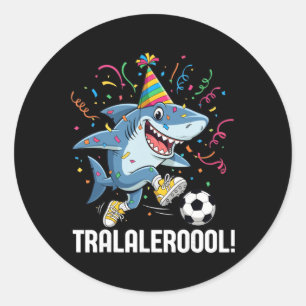 Birthday Soccer Meme Goal Scorer Mode Activated Classic Round Sticker