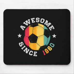 Birthday Soccer Player 66 Year Old Awesome Since 1 Mouse Pad