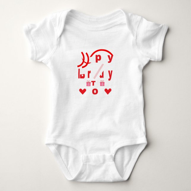 Birthday Special Design t-shirt, t-shirt for women Baby Bodysuit (Front)