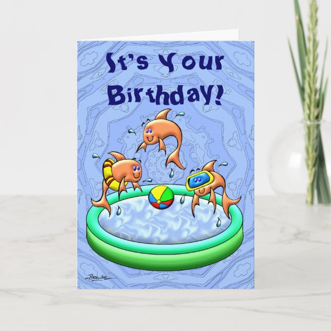 Birthday Splash Card (Front)