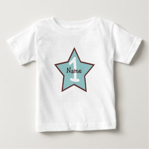 Birthday Star Personalised 1st Birthday Shirt