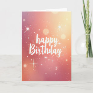 Birthday Starlight Wishes Card