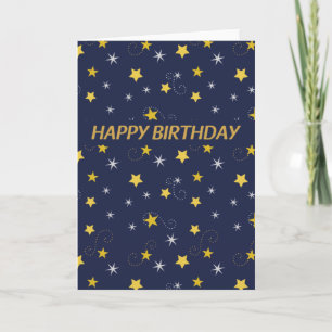 Birthday Stars Card