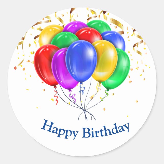 Birthday Sticker (Front)