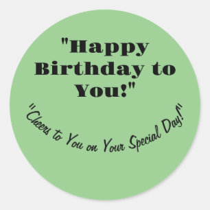BIRTHDAY STICKER
