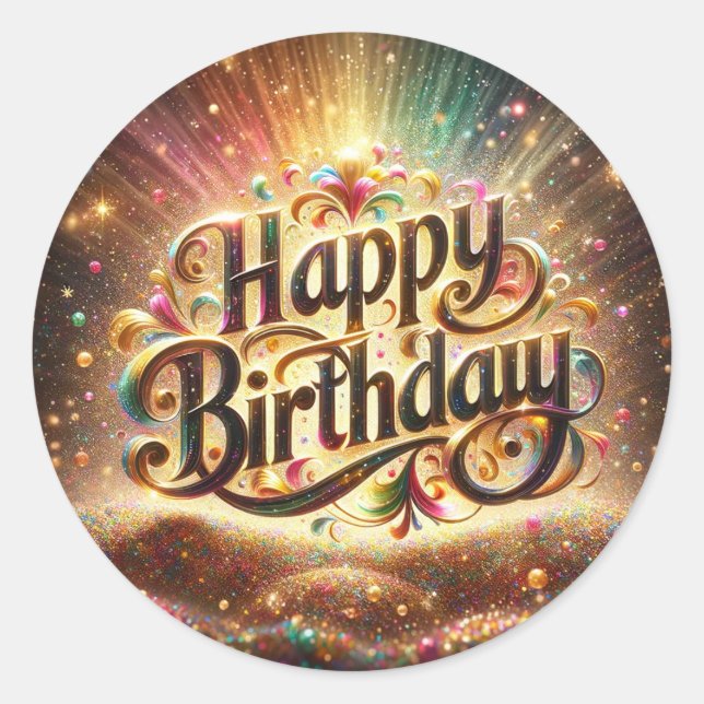  birthday sticker (Front)