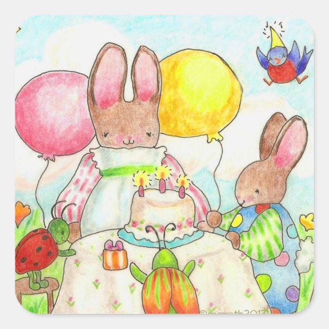 Birthday sticker (Front)