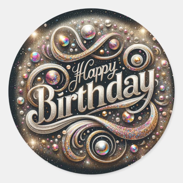 Birthday sticker (Front)