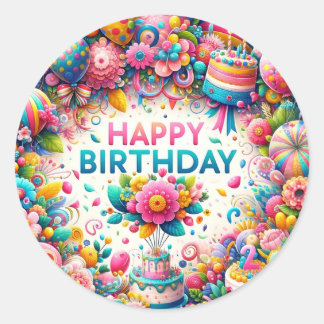 Birthday stickers