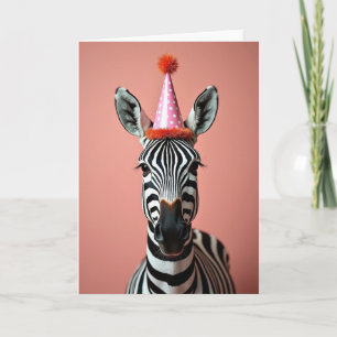 Birthday Striped Equine Card