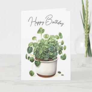 Birthday Succulent Plant in Pot Card