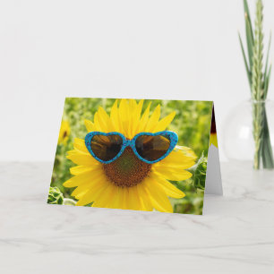 Birthday Sunflower Card