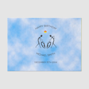 Birthday, Sunny Day Celebration Dancers Tissue Paper