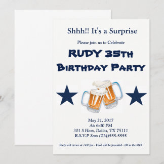 Birthday Surprise Invitation