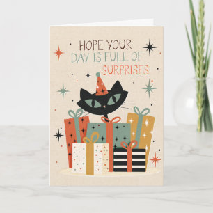 Birthday surprises funny card
