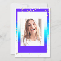  Birthday Sweet 16th Graduate Blue Gold Confetti 