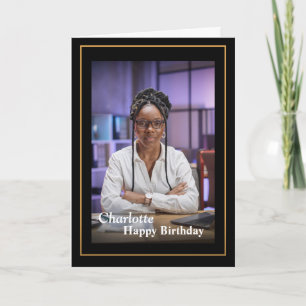 Birthday Sweetheart Photo Custom  Card