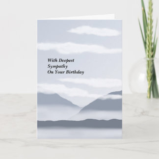 Birthday Sympathy Card