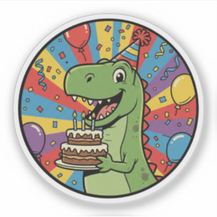 Birthday T-Rex - Fun Dinosaur Party Celebration