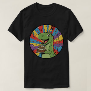Birthday T-Rex - Fun Dinosaur Party Celebration T-Shirt