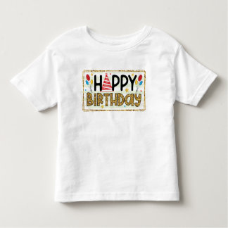 Birthday T-Shrits : Birthday Design Toddler T-Shirt