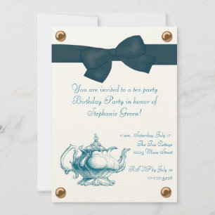 Birthday Tea Party Invitation