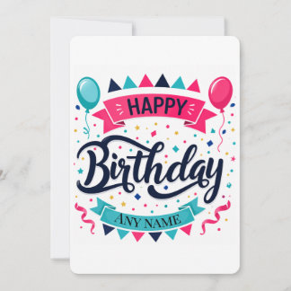 Birthday Thank You Card – Elegant Appreciation Car