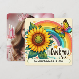 Birthday Thank You Card For Daughter