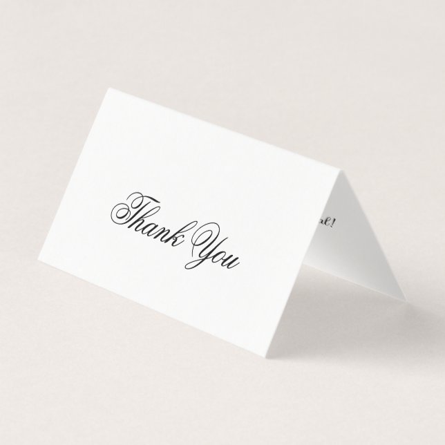 Birthday Thank You Folding Card (Front)