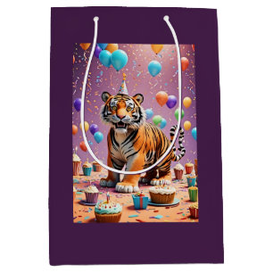 Birthday Tiger Medium Gift Bag