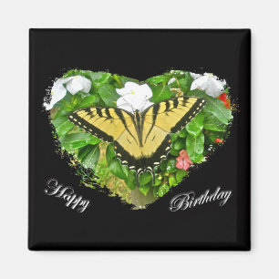 Birthday Tiger Swallowtail Butterfly Items Magnet