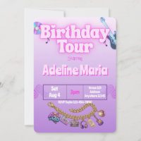 Birthday Tour Charm Bracelet