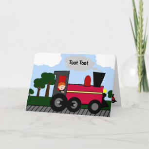 Birthday Train Custom Card