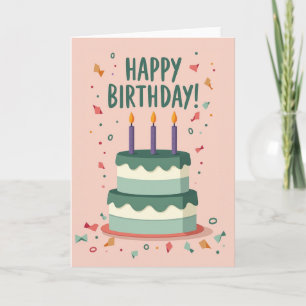 Birthday Treats Design Card