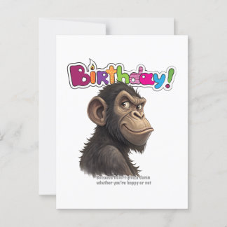 Birthday Trollface Postcard