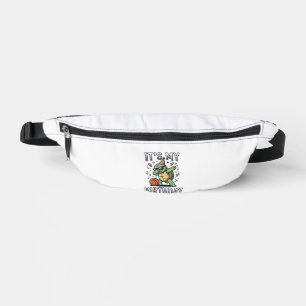 Birthday Turtle Basketball Party Vector Design_1 Bum Bags