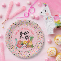Birthday | Tutti Frutti | Paper Party Plate