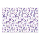 Birthday Typography Purple Any Age Add Kids Name