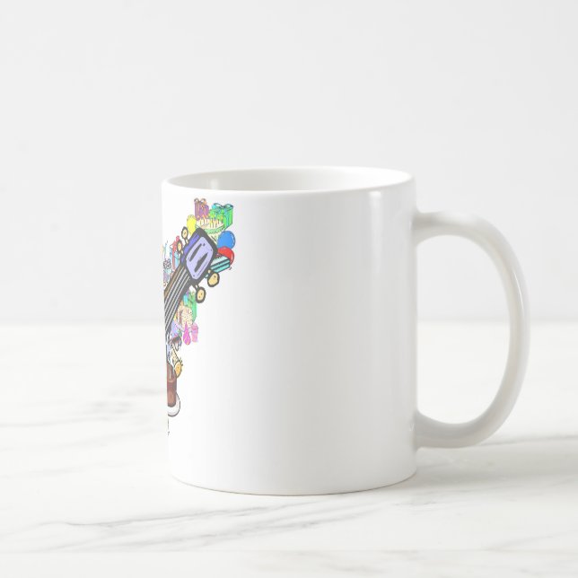 birthday uke coffee mug (Right)