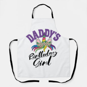 Birthday Unicorn Apron