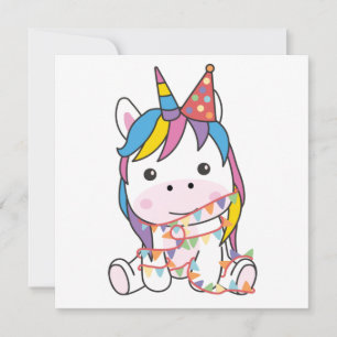 Birthday Unicorn For Kids A Birthday Holiday Card