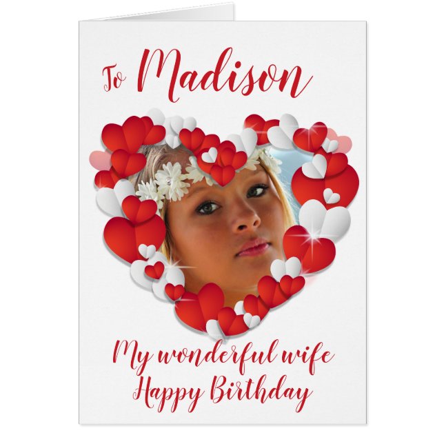 Birthday-Upload Photo-Personalise-Modern-Love- (Front)